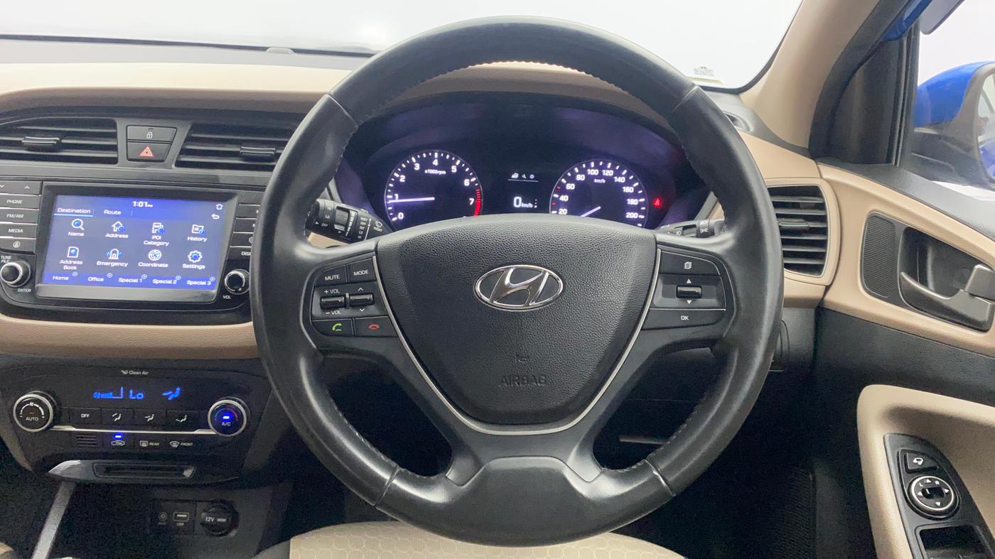 2017 Hyundai Elite i20 ASTA 1.2 (O), Petrol, Manual, 22,538 km, Steering Wheel Close Up
