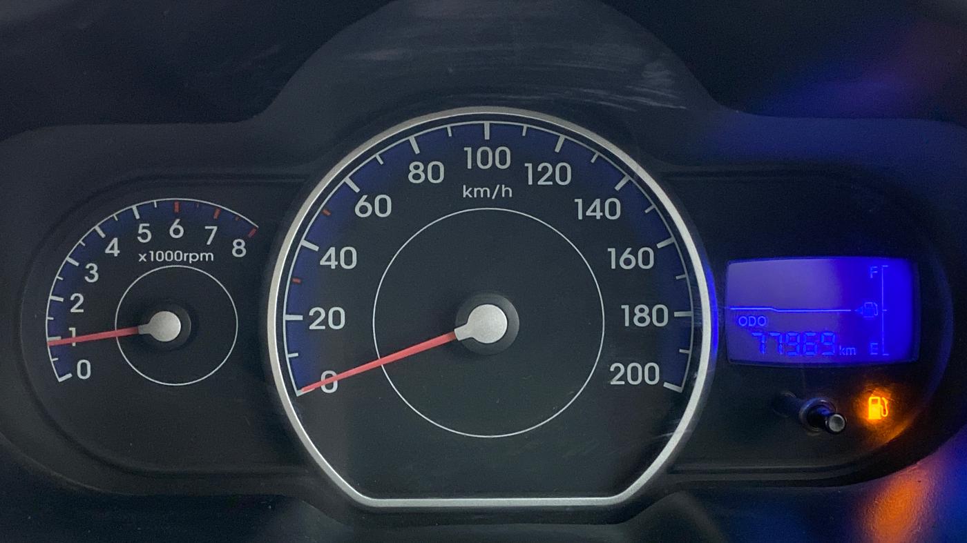 2011 Hyundai i10 ERA 1.1 IRDE, CNG, Manual, 78,038 km, Odometer Image