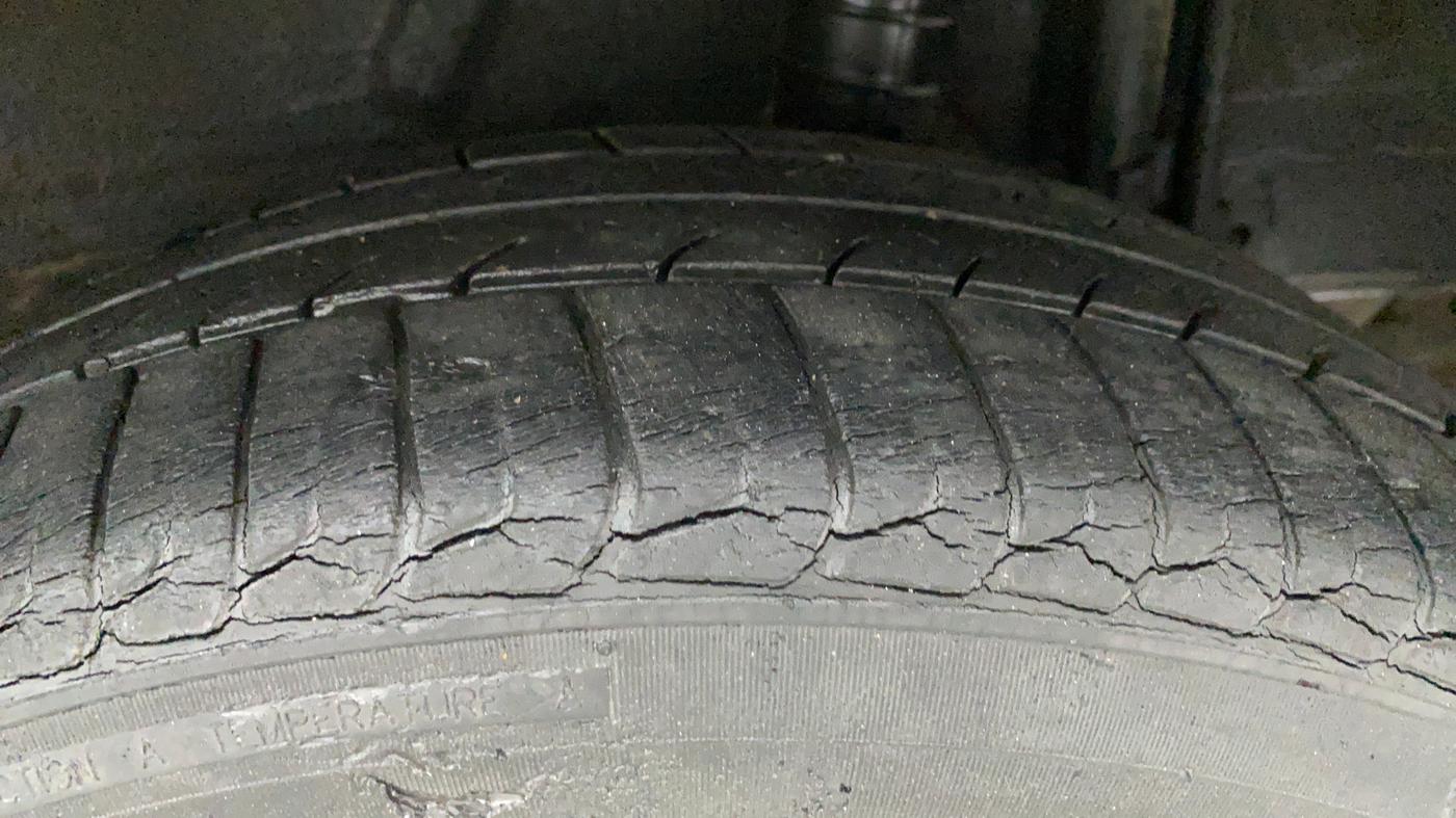 2013 Nissan Micra XV CVT, Petrol, Automatic, 46,323 km, Left Rear Tyre Tread