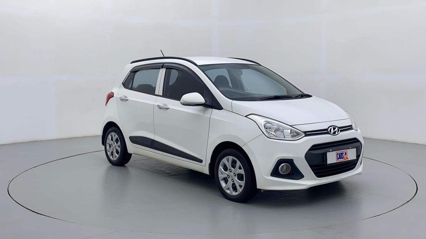 2013 Hyundai Grand i10 SPORTZ 1.1 CRDI, Diesel, Manual, 90,520 km, Right Front Diagonal (45- Degree) View