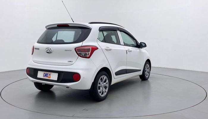 2019 Hyundai Grand i10 SPORTZ 1.2 KAPPA VTVT, Petrol, Manual, 23,279 km, Right Back Diagonal