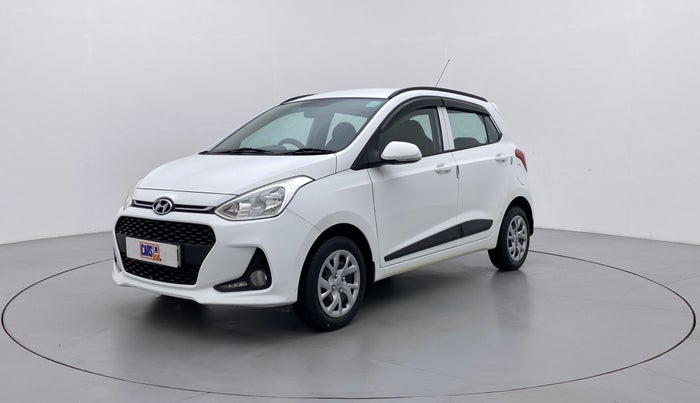 2019 Hyundai Grand i10 SPORTZ 1.2 KAPPA VTVT, Petrol, Manual, 23,279 km, Left Front Diagonal