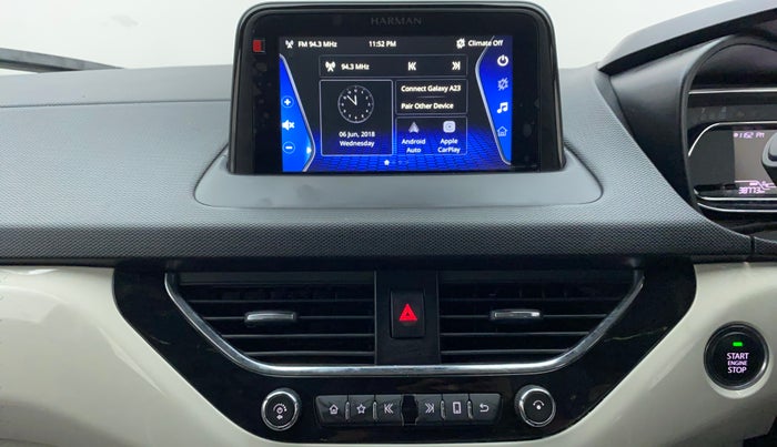 2021 Tata NEXON XZ PLUS SUNROOF PETROL DUAL TONE, CNG, Manual, 38,773 km, Infotainment System