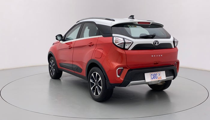 2021 Tata NEXON XZ PLUS SUNROOF PETROL DUAL TONE, CNG, Manual, 38,773 km, Left Back Diagonal