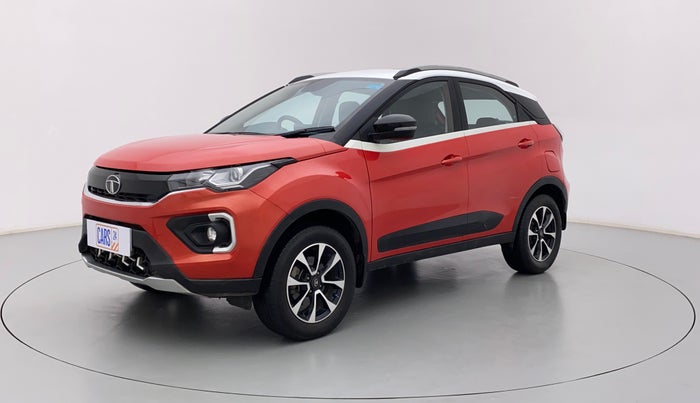 2021 Tata NEXON XZ PLUS SUNROOF PETROL DUAL TONE, CNG, Manual, 38,773 km, Left Front Diagonal