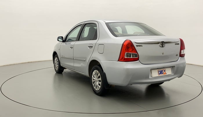 2011 Toyota Etios G, Petrol, Manual, 73,409 km, Left Back Diagonal