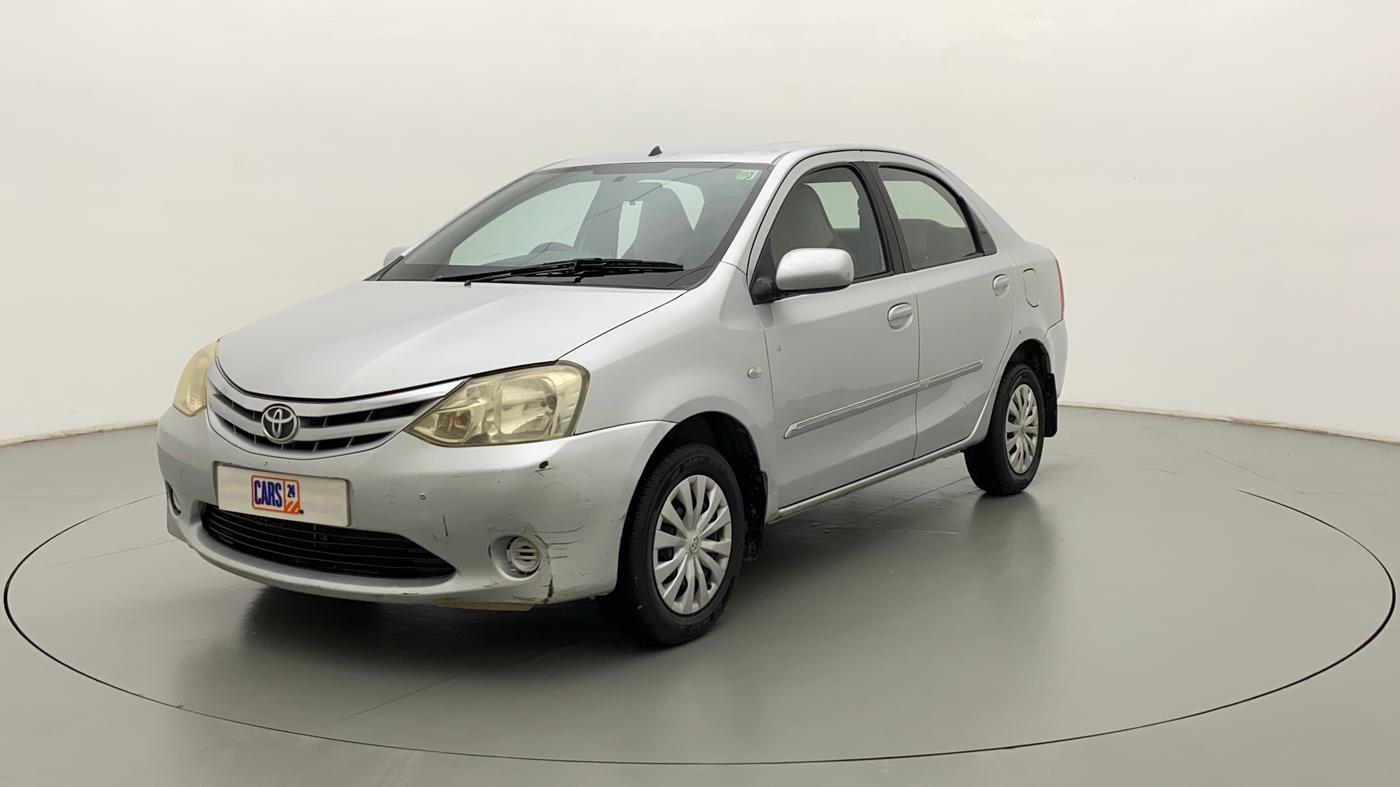 2011 Toyota Etios G, Petrol, Manual, 73,409 km, Left Front Diagonal