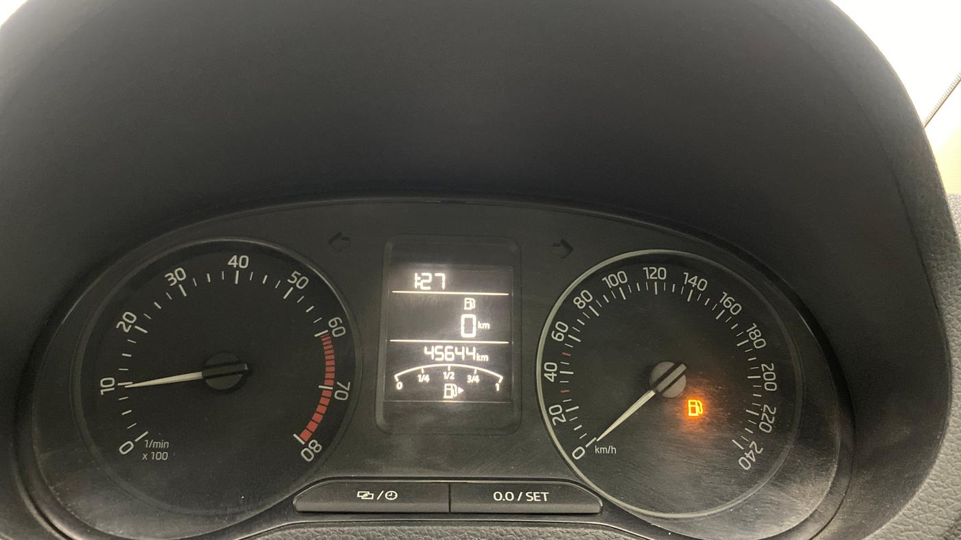 2021 Skoda Rapid STYLE TSI, Petrol, Manual, 45,600 km, Odometer Image