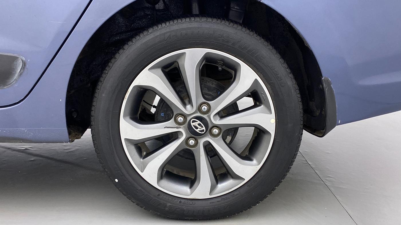 2014 Hyundai Xcent SX AT 1.2 (O), Petrol, Automatic, 40,254 km, Left Rear Wheel