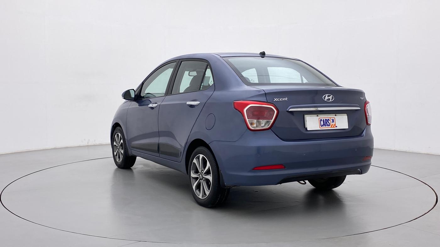 2014 Hyundai Xcent SX AT 1.2 (O), Petrol, Automatic, 40,254 km, Left Back Diagonal
