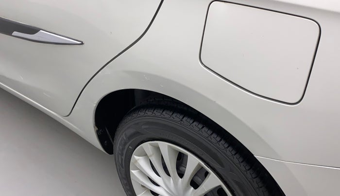 2018 Maruti Ciaz DELTA 1.4 MT PETROL, Petrol, Manual, 89,128 km, Left quarter panel - Slightly dented