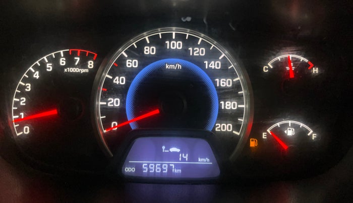 2016 Hyundai Grand i10 SPORTZ 1.2 KAPPA VTVT, Petrol, Manual, 59,689 km, Odometer Image