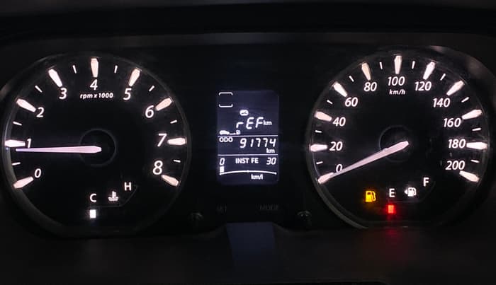 2014 Tata Zest XM PETROL, Petrol, Manual, 91,729 km, Odometer Image