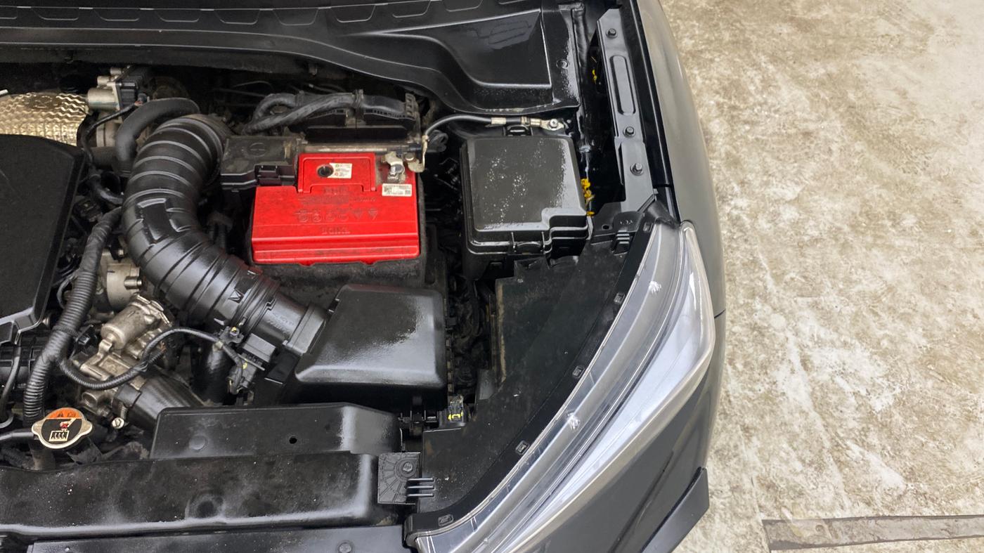 2022 KIA SONET HTX 1.5 AT, Diesel, Automatic, 62,875 km, Engine View - Left