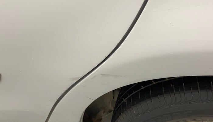 2012 Toyota Etios V, Petrol, Manual, 60,830 km, Left quarter panel - Minor scratches