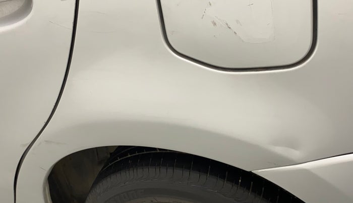 2012 Toyota Etios V, Petrol, Manual, 60,830 km, Left quarter panel - Slightly dented