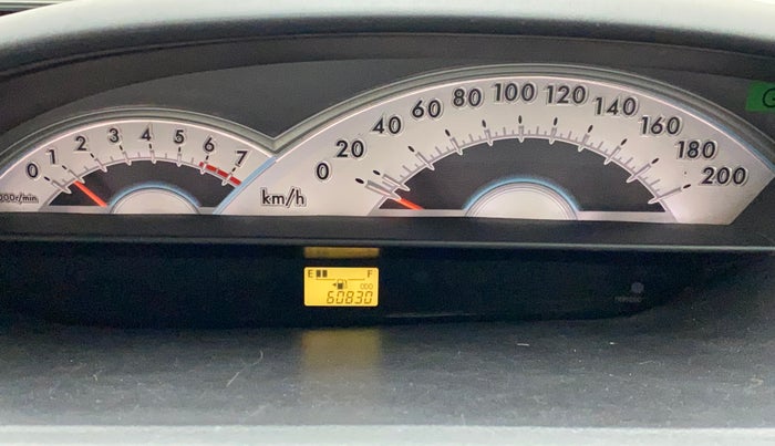 2012 Toyota Etios V, Petrol, Manual, 60,830 km, Odometer Image