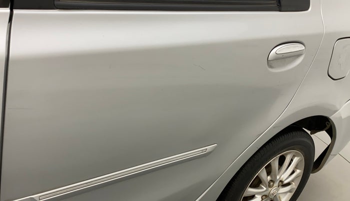 2012 Toyota Etios V, Petrol, Manual, 60,830 km, Rear left door - Minor scratches
