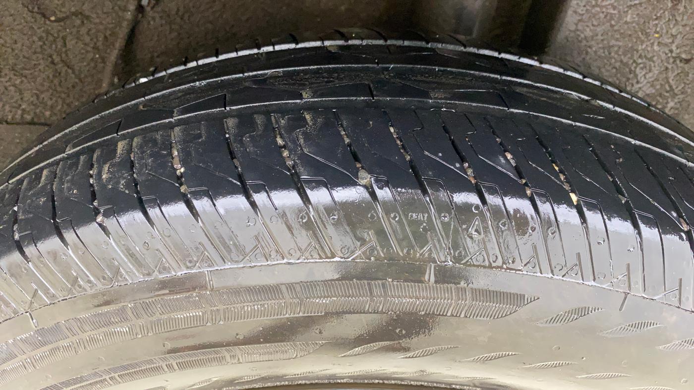 2025 Tata PUNCH Adventure Plus iCNG, CNG, Manual, 12,203 km, Left Rear Tyre Tread