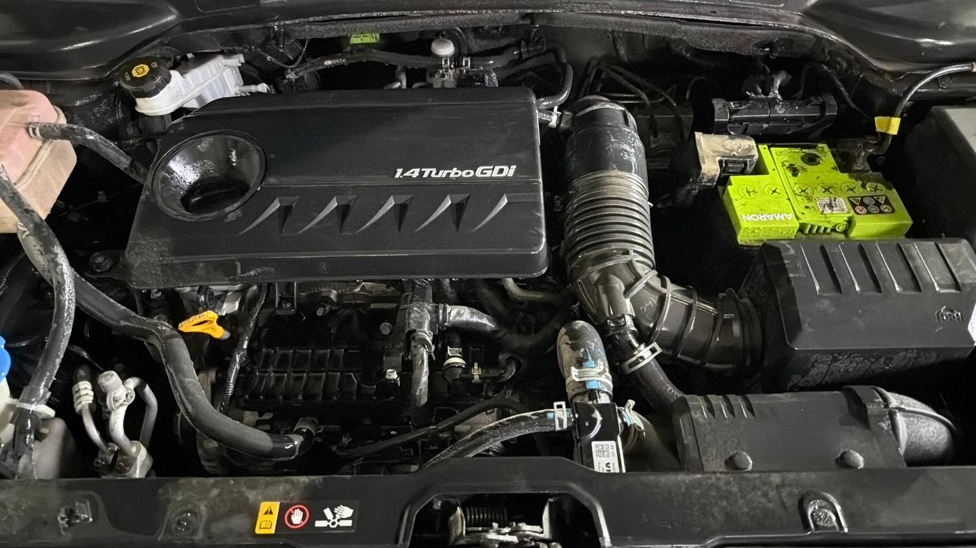 2022 Hyundai Creta SX (O) 1.4 TURBO DCT, Petrol, Automatic, 76,680 km, Engine View
