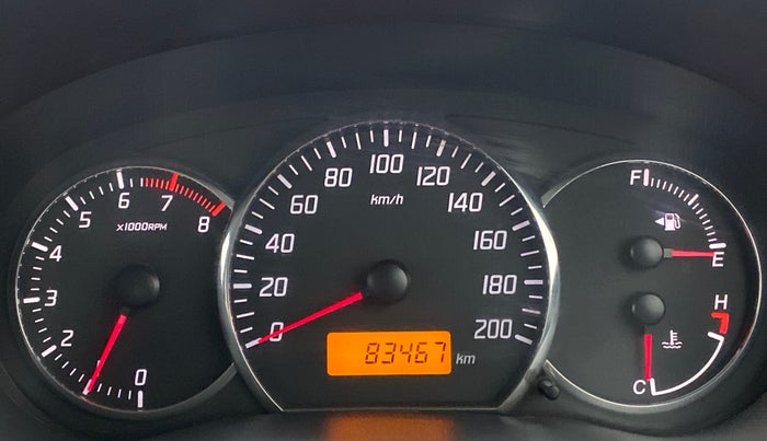 2011 Maruti Swift VXI, Petrol, Manual, 83,466 km, Odometer Image