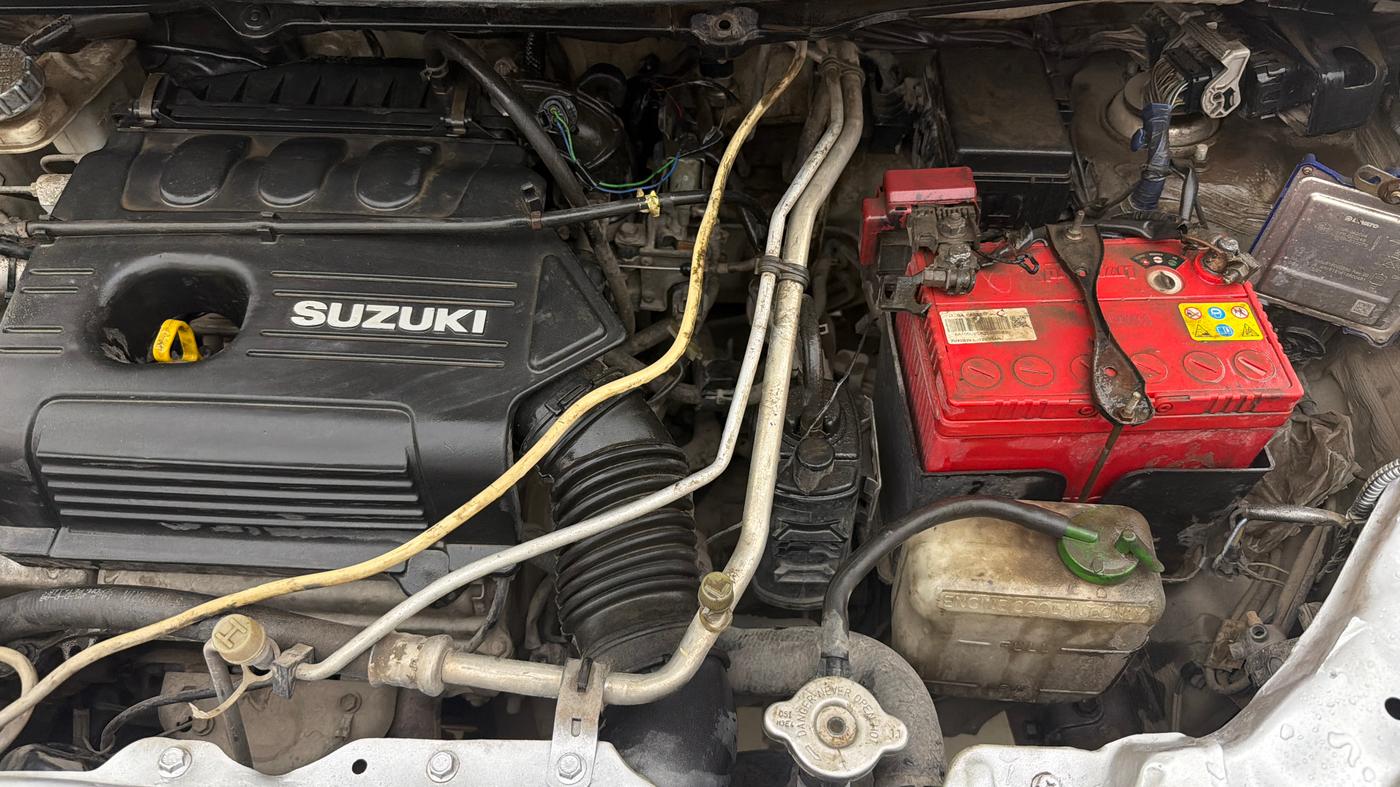 2013 Maruti Wagon R 1.0 VXI, CNG, Manual, 75,483 km, Engine View - Left