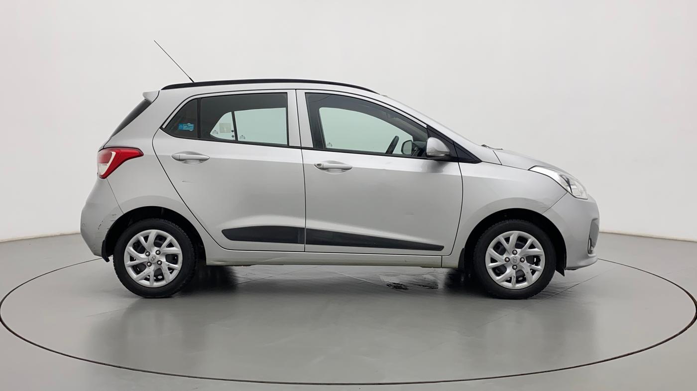 2017 Hyundai Grand i10 SPORTZ (O) 1.2 KAPPA VTVT, Petrol, Manual, 48,144 km, Right Side View