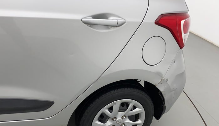 2017 Hyundai Grand i10 SPORTZ (O) 1.2 KAPPA VTVT, Petrol, Manual, 48,144 km, Left quarter panel - Paint has minor damage