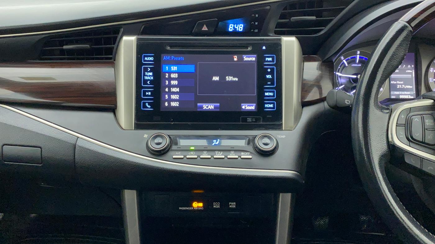 2018 Toyota Innova Crysta 2.4 VX 7 STR, Diesel, Manual, 1,00,065 km, Air Conditioner