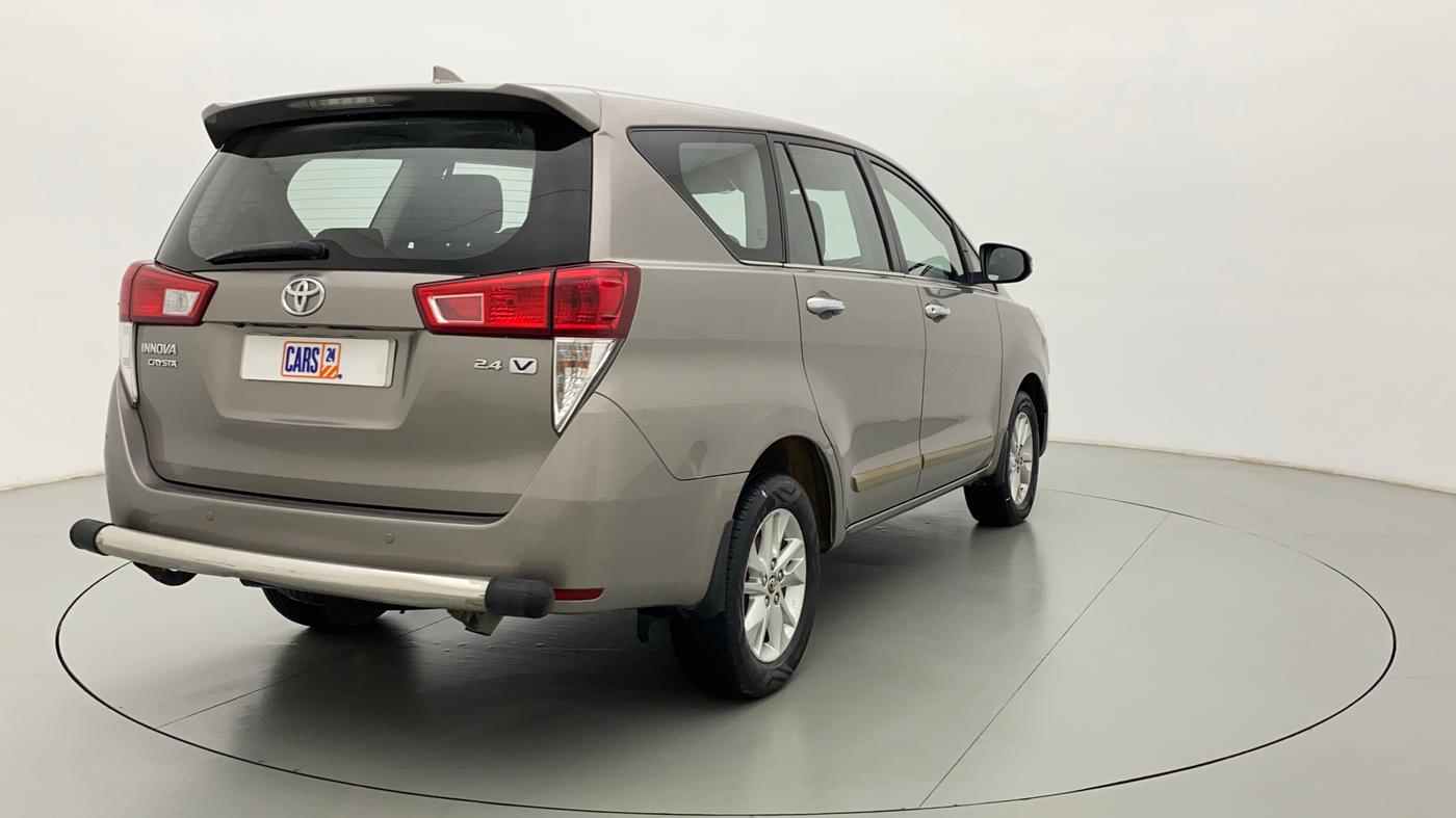 2018 Toyota Innova Crysta 2.4 VX 7 STR, Diesel, Manual, 1,00,065 km, Right Back Diagonal