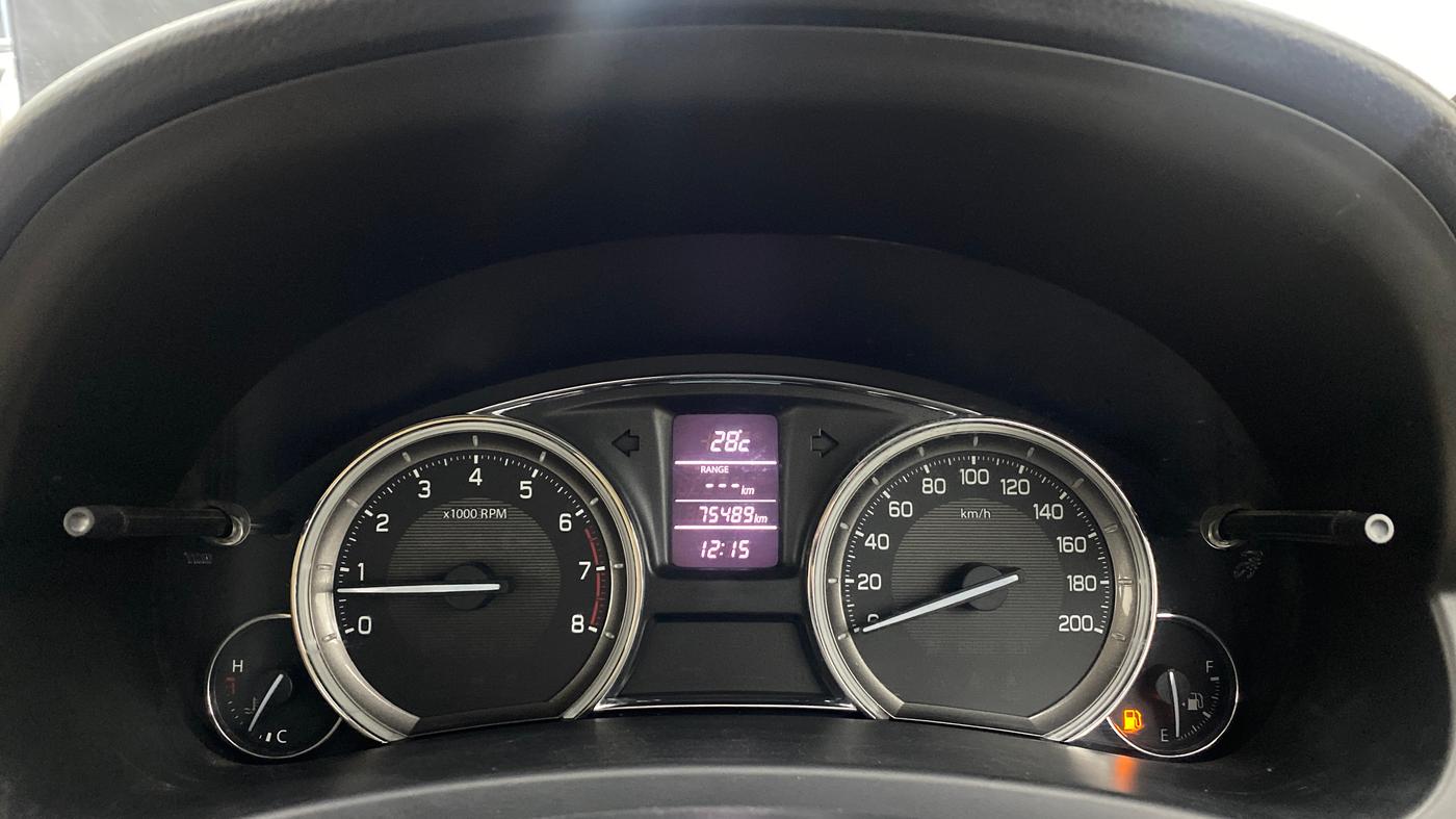2016 Maruti Ciaz VXI+, Petrol, Manual, 75,442 km, Odometer Image
