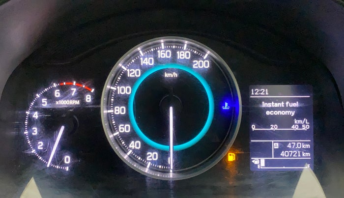 2018 Maruti IGNIS DELTA 1.2, Petrol, Manual, 40,721 km, Odometer Image