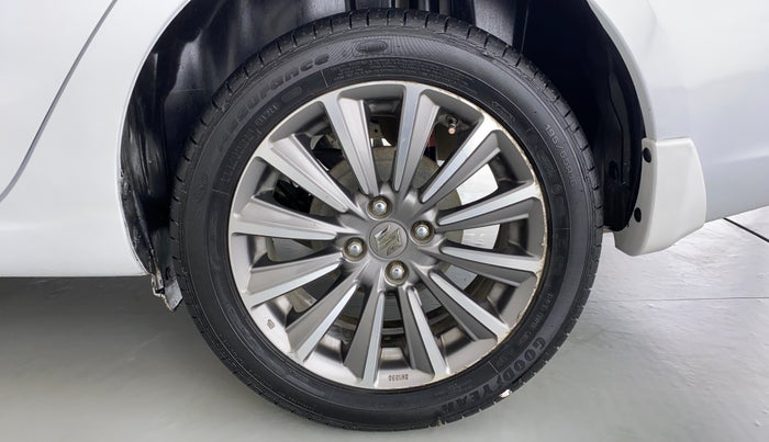 2019 Maruti Ciaz ALPHA 1.3 DDIS SHVS, Diesel, Manual, 36,409 km, Left Rear Wheel