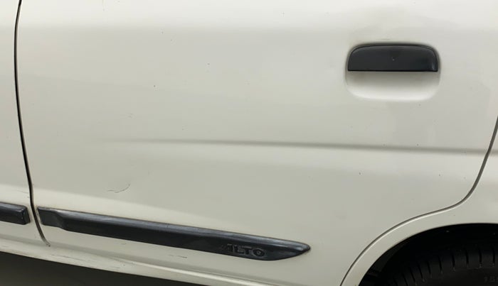 2011 Maruti Alto K10 VXI, Petrol, Manual, 93,510 km, Rear left door - Slightly dented