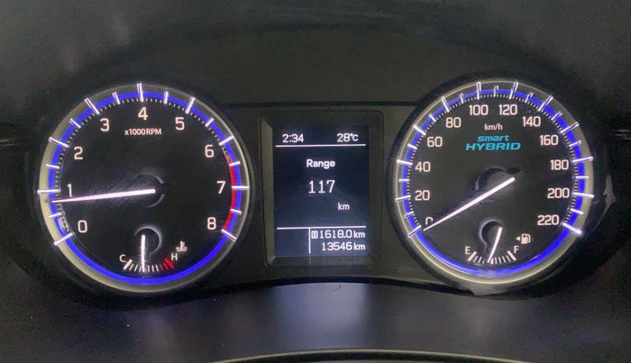 2022 Maruti S Cross ZETA 1.5, Petrol, Manual, 13,511 km, Odometer Image