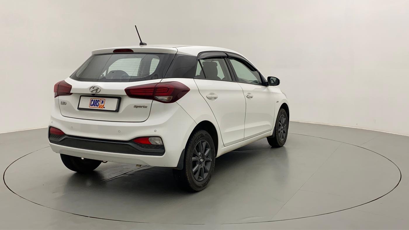 2019 Hyundai Elite i20 SPORTZ PLUS  1.2 CVT, Petrol, Automatic, 20,381 km, Right Back Diagonal
