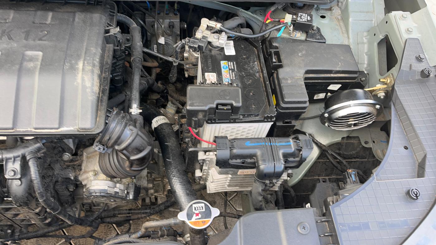2023 Hyundai EXTER SX(O) 1.2 AMT, Petrol, Automatic, 10,621 km, Engine View - Left
