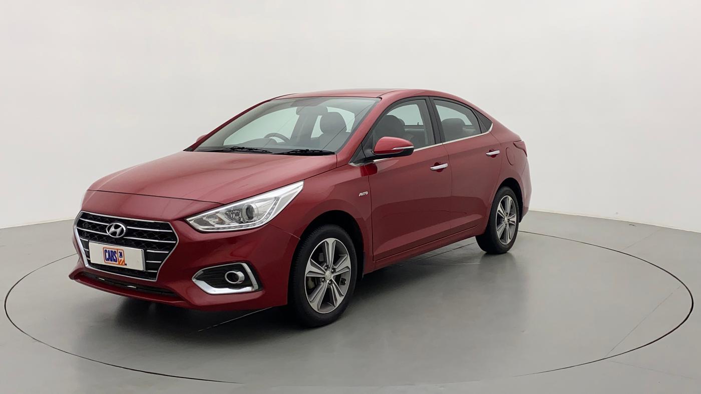 2019 Hyundai Verna 1.6 VTVT SX (O) AT, Petrol, Automatic, 55,150 km, Left Front Diagonal