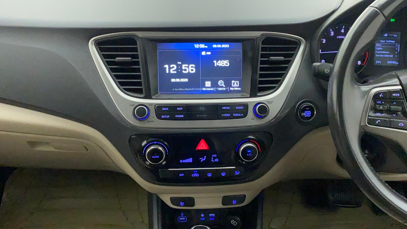 2019 Hyundai Verna 1.6 VTVT SX (O) AT, Petrol, Automatic, 55,150 km, Air Conditioner