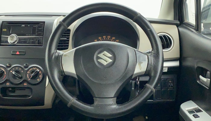 2014 Maruti Wagon R 1.0 LXI, Petrol, Manual, 37,961 km, Steering Wheel Close Up