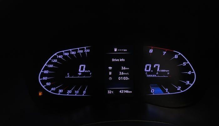 2021 Hyundai Verna SX (O)1.5 VTVT, Petrol, Manual, 43,148 km, Odometer Image