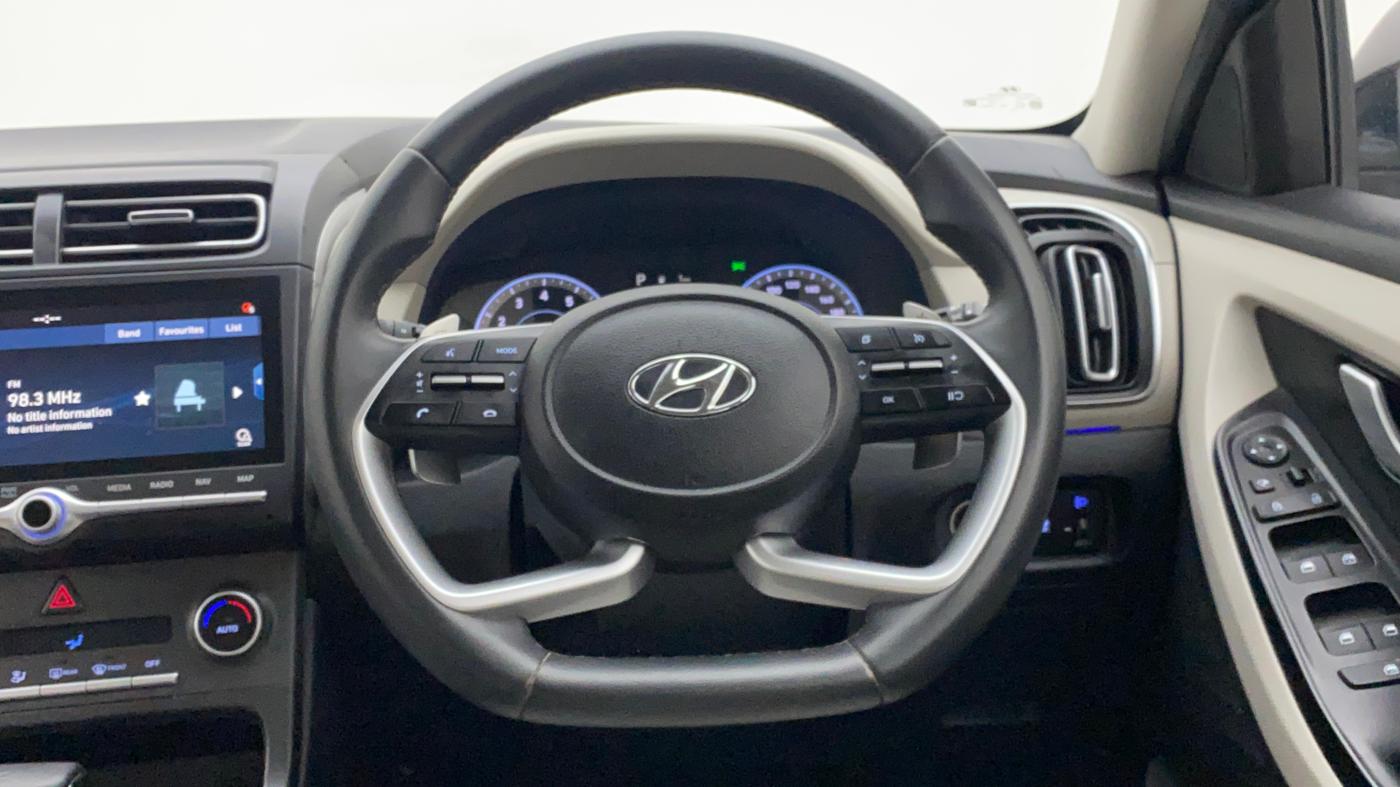 2021 Hyundai Creta SX IVT 1.5 PETROL, Petrol, Automatic, 8,280 km, Steering Wheel Close Up