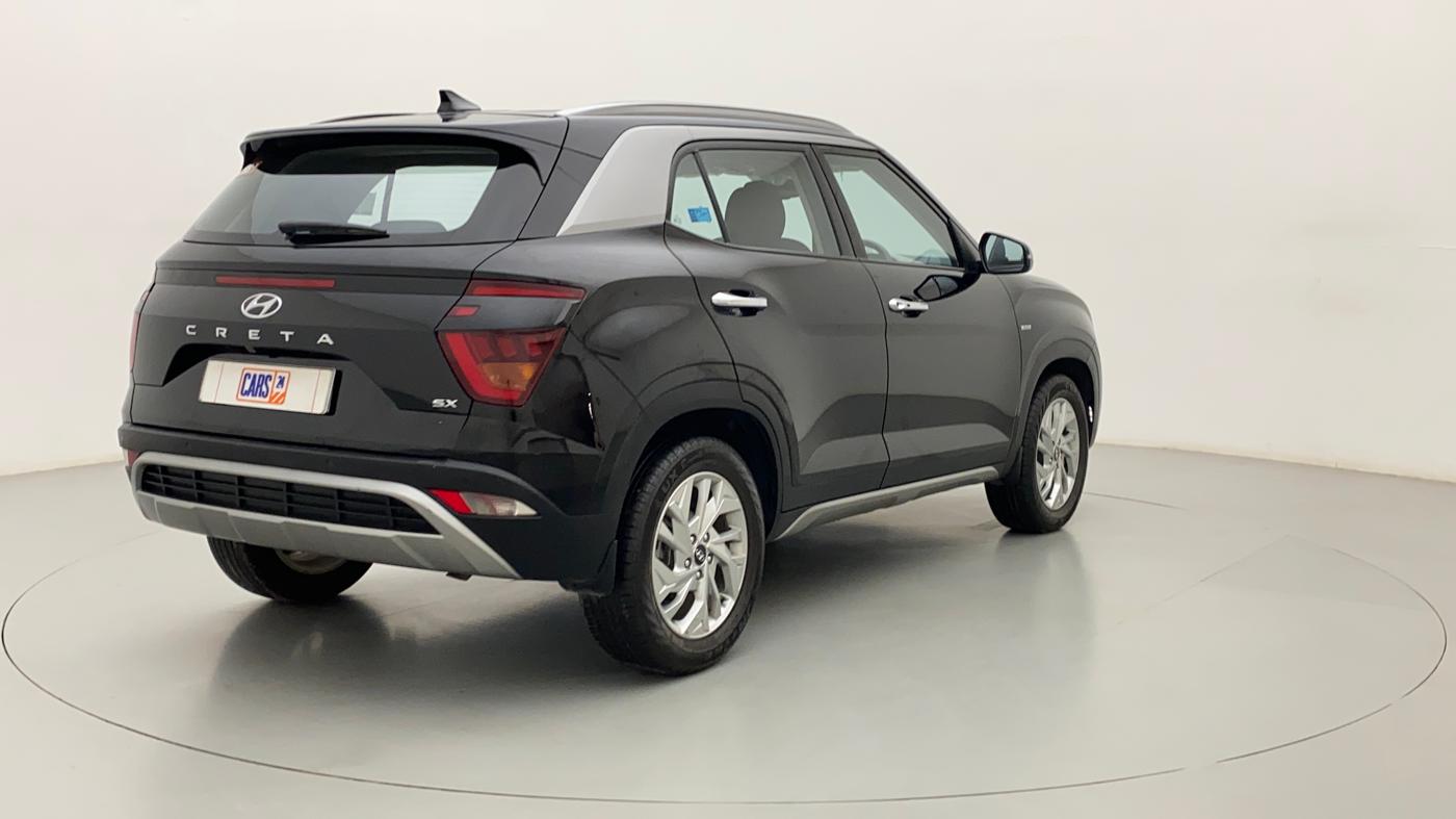 2021 Hyundai Creta SX IVT 1.5 PETROL, Petrol, Automatic, 8,280 km, Right Back Diagonal