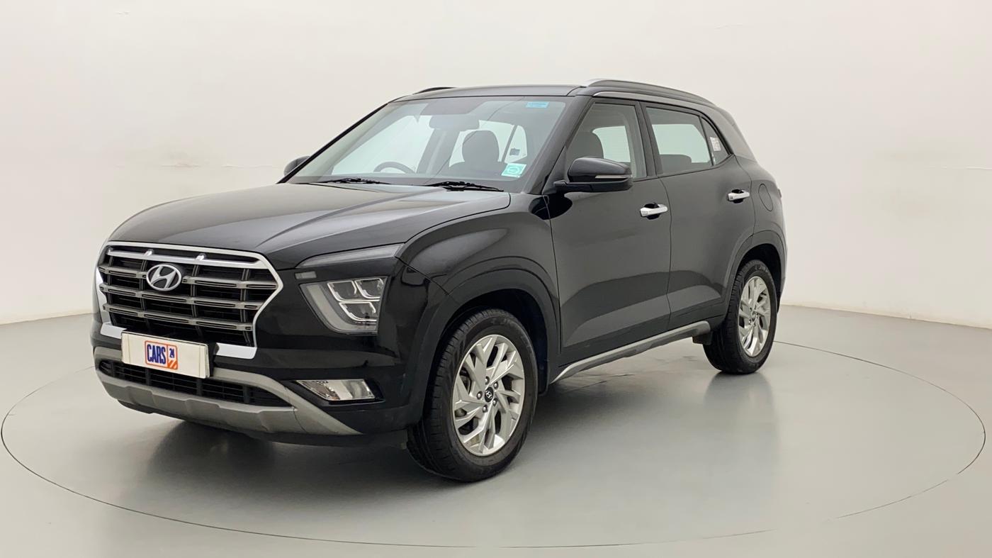 2021 Hyundai Creta SX IVT 1.5 PETROL, Petrol, Automatic, 8,280 km, Left Front Diagonal