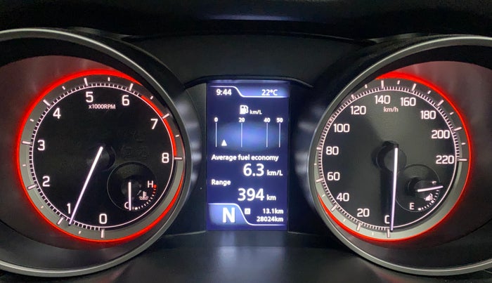 2022 Maruti Swift ZXI PLUS AMT, Petrol, Automatic, 28,024 km, Odometer Image