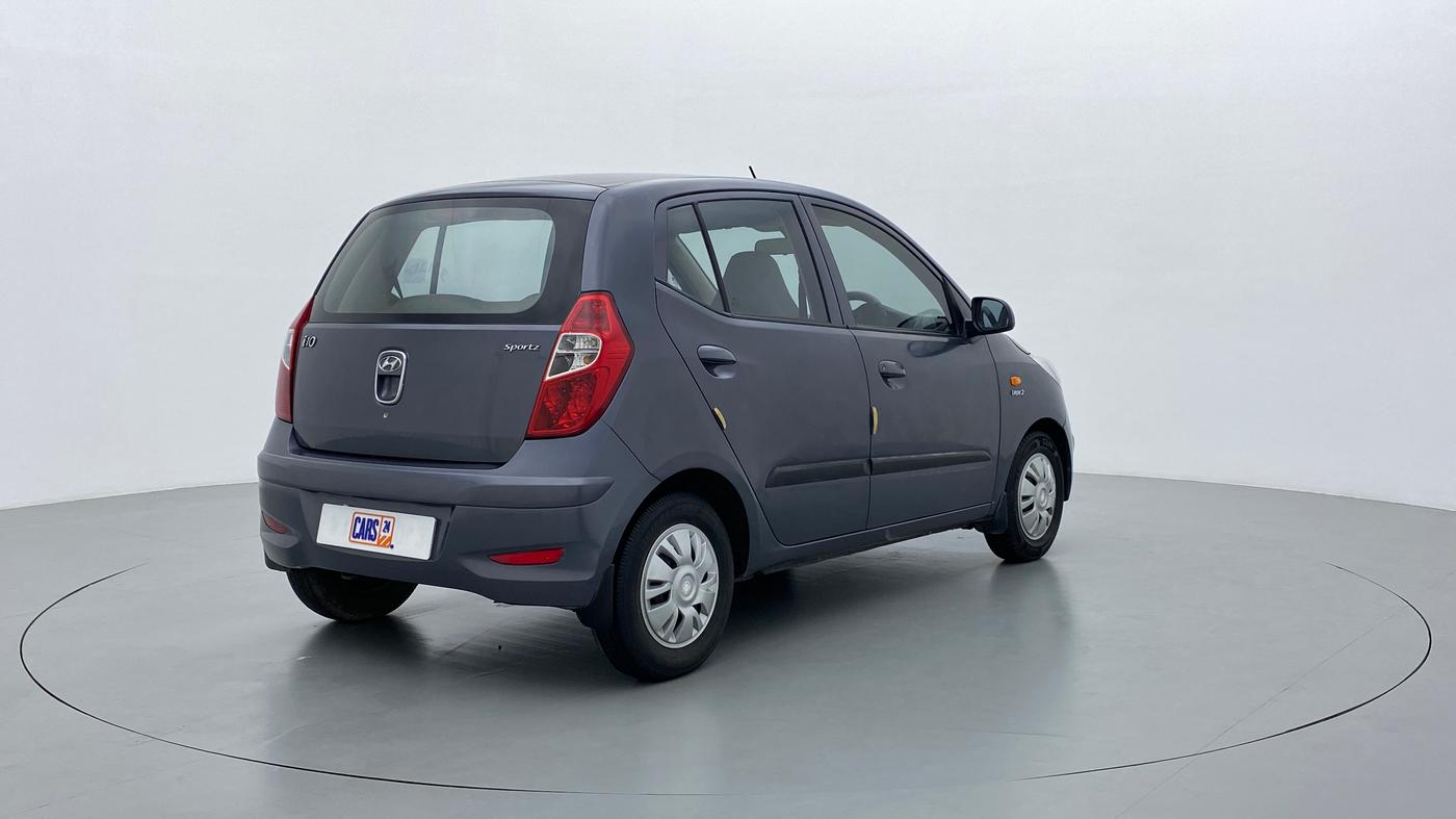 2014 Hyundai i10 SPORTZ 1.1 IRDE2, Petrol, Manual, 48,753 km, Right Back Diagonal