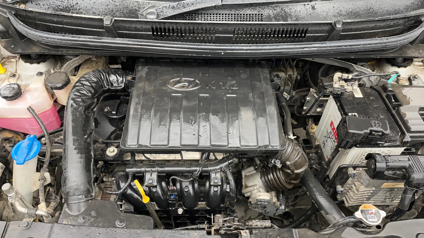 2023 Hyundai AURA SX PLUS 1.2 AMT, Petrol, Automatic, 22,764 km, Engine View
