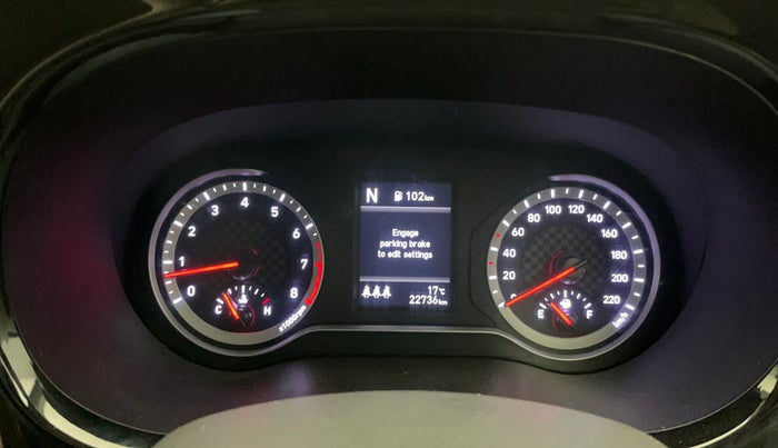 2023 Hyundai AURA SX PLUS 1.2 AMT, Petrol, Automatic, 22,764 km, Odometer Image