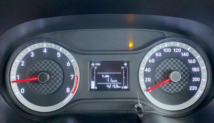 2021 Hyundai GRAND I10 NIOS MAGNA 1.2 KAPPA VTVT CNG, CNG, Manual, 42,212 km, Odometer Image