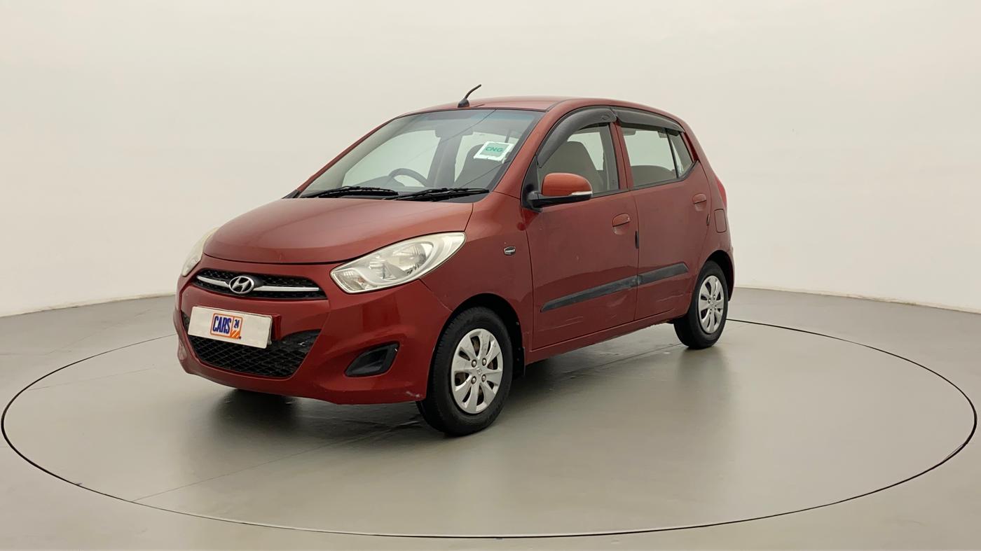 2012 Hyundai i10 MAGNA 1.2, CNG, Manual, 98,106 km, Left Front Diagonal